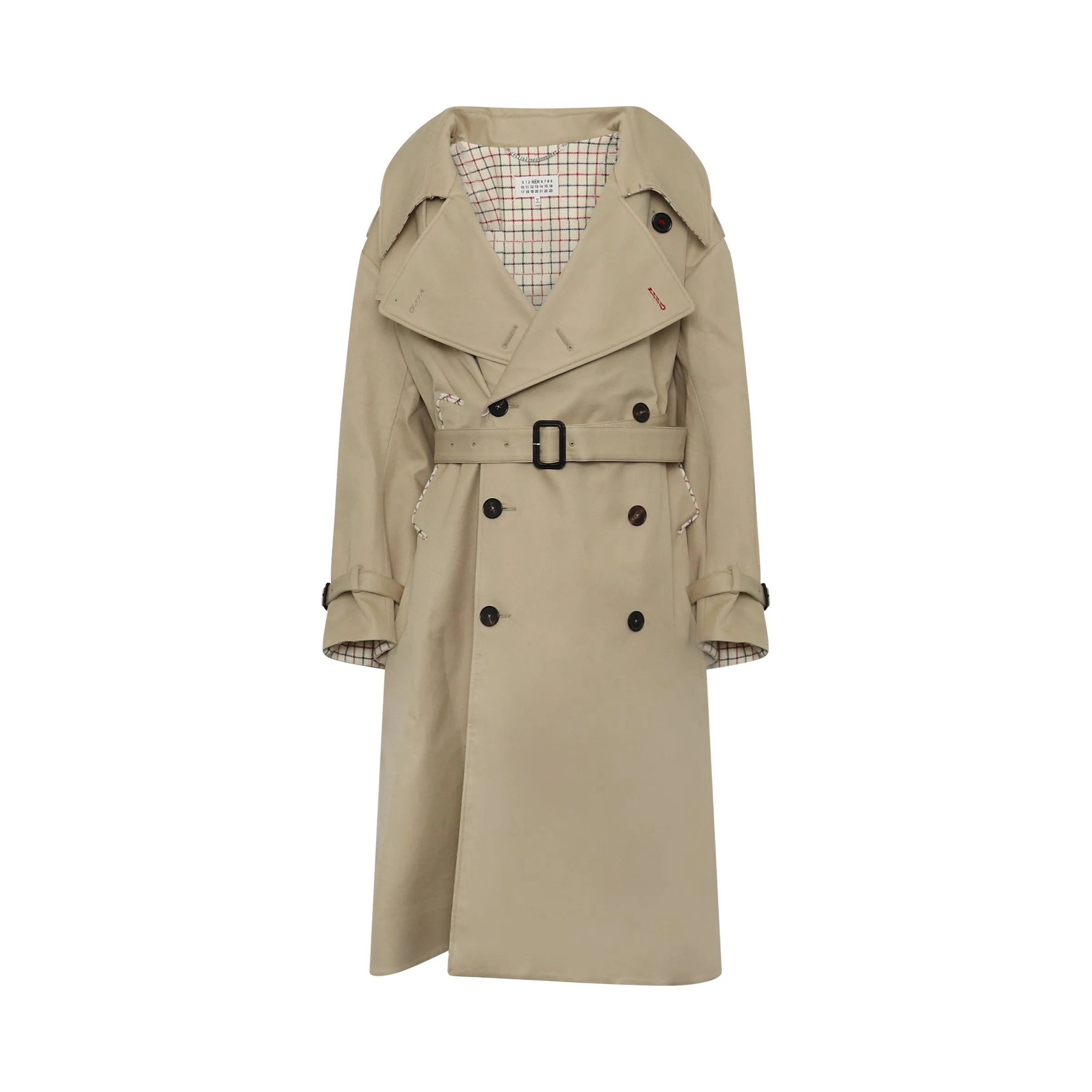 Classic Oversized Trench Coat in Beige sold by MARAIS