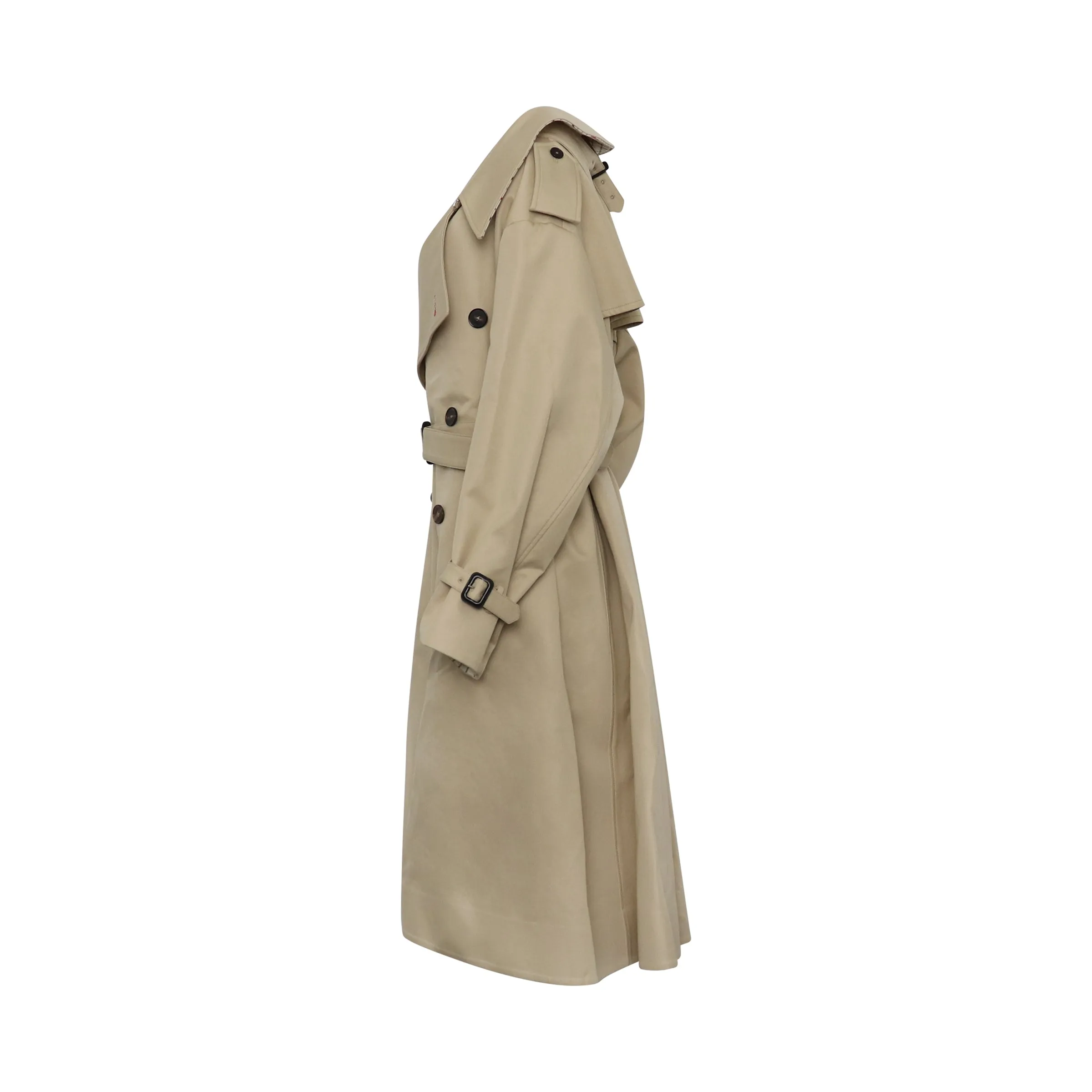 Classic Oversized Trench Coat in Beige sold by MARAIS product image thumbnail 3