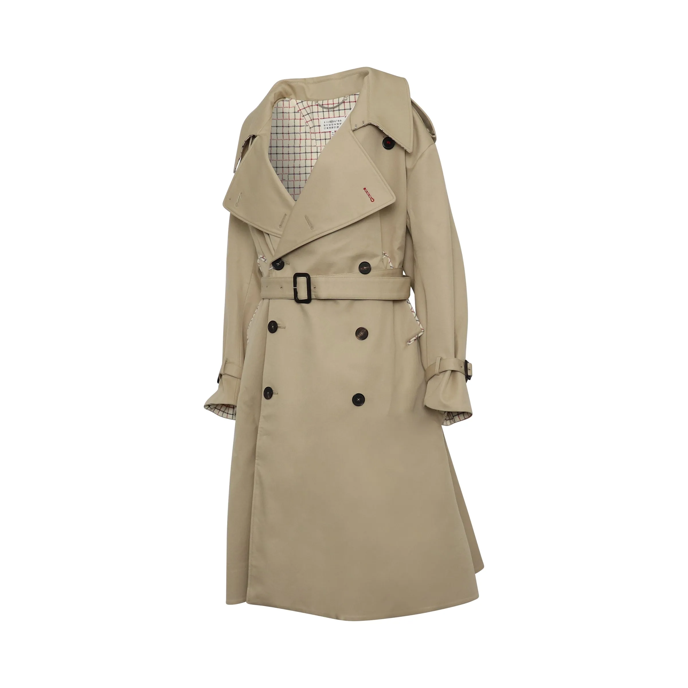 Classic Oversized Trench Coat in Beige sold by MARAIS product image thumbnail 2