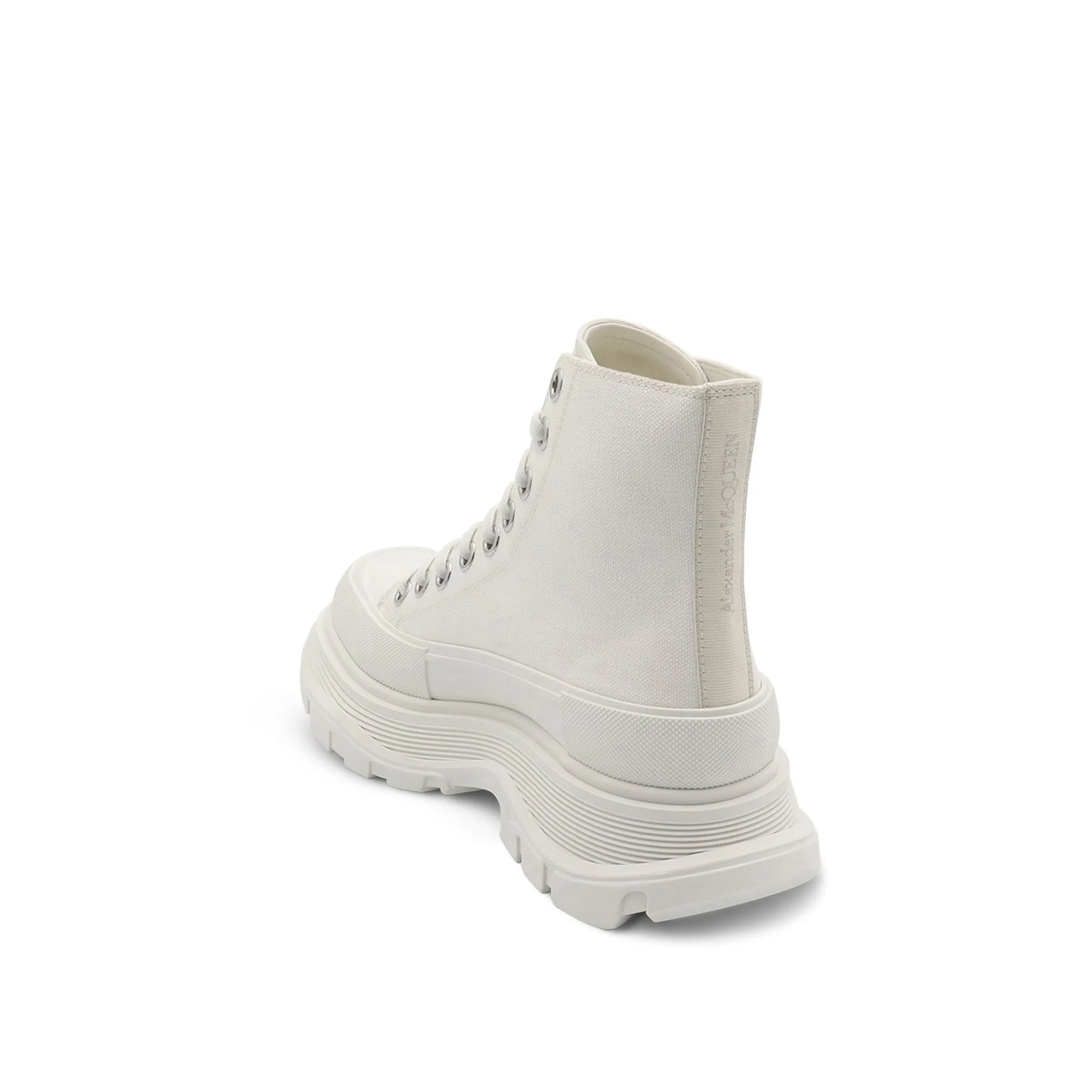 Tread Slick Canvas Lace-Up Boots in White sold by MARAIS product image thumbnail 3