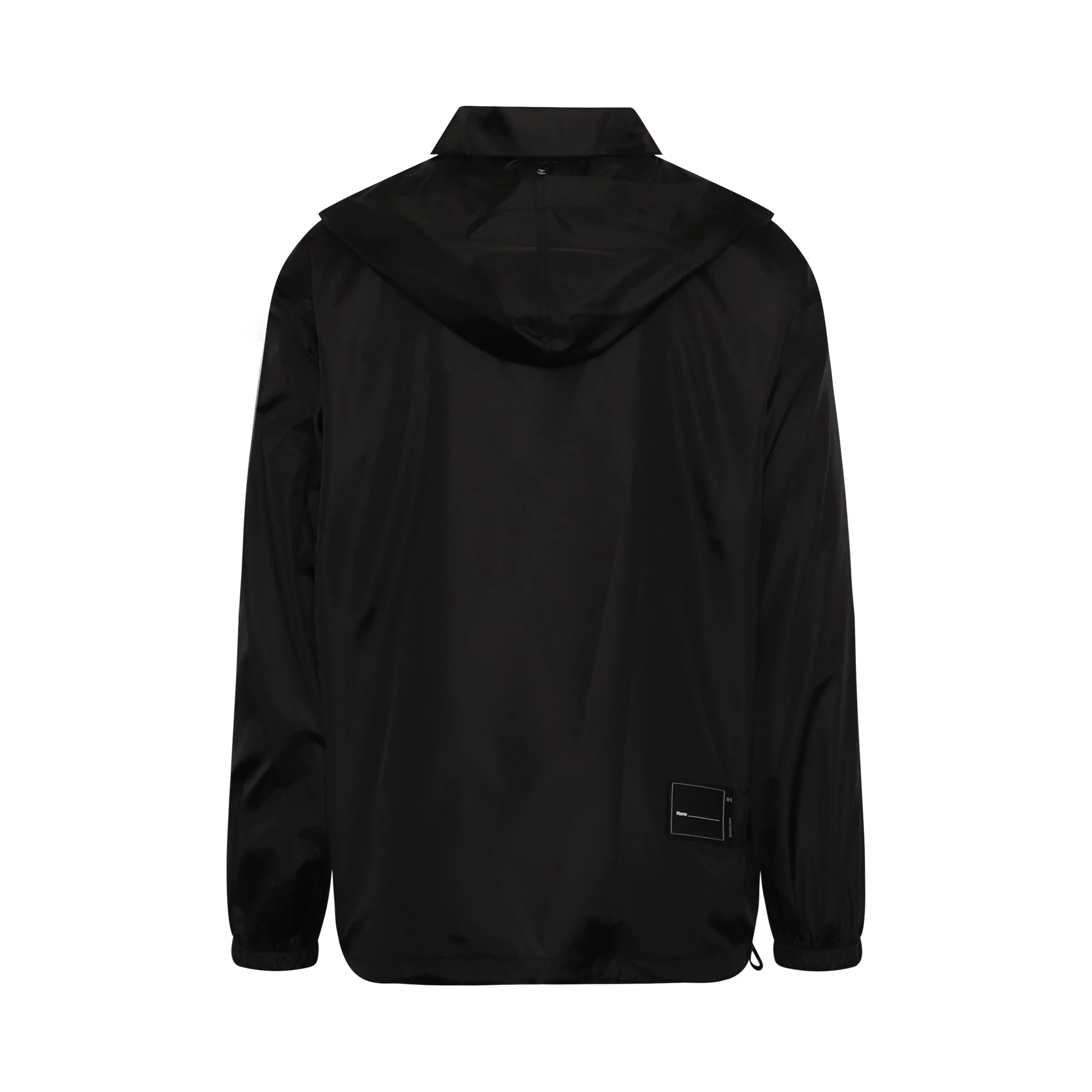 Logo Windbreaker Jacket in Black sold by MARAIS product image thumbnail 4