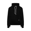 Faux Fur Hoodie in Black sold by MARAIS