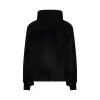 Faux Fur Hoodie in Black sold by MARAIS