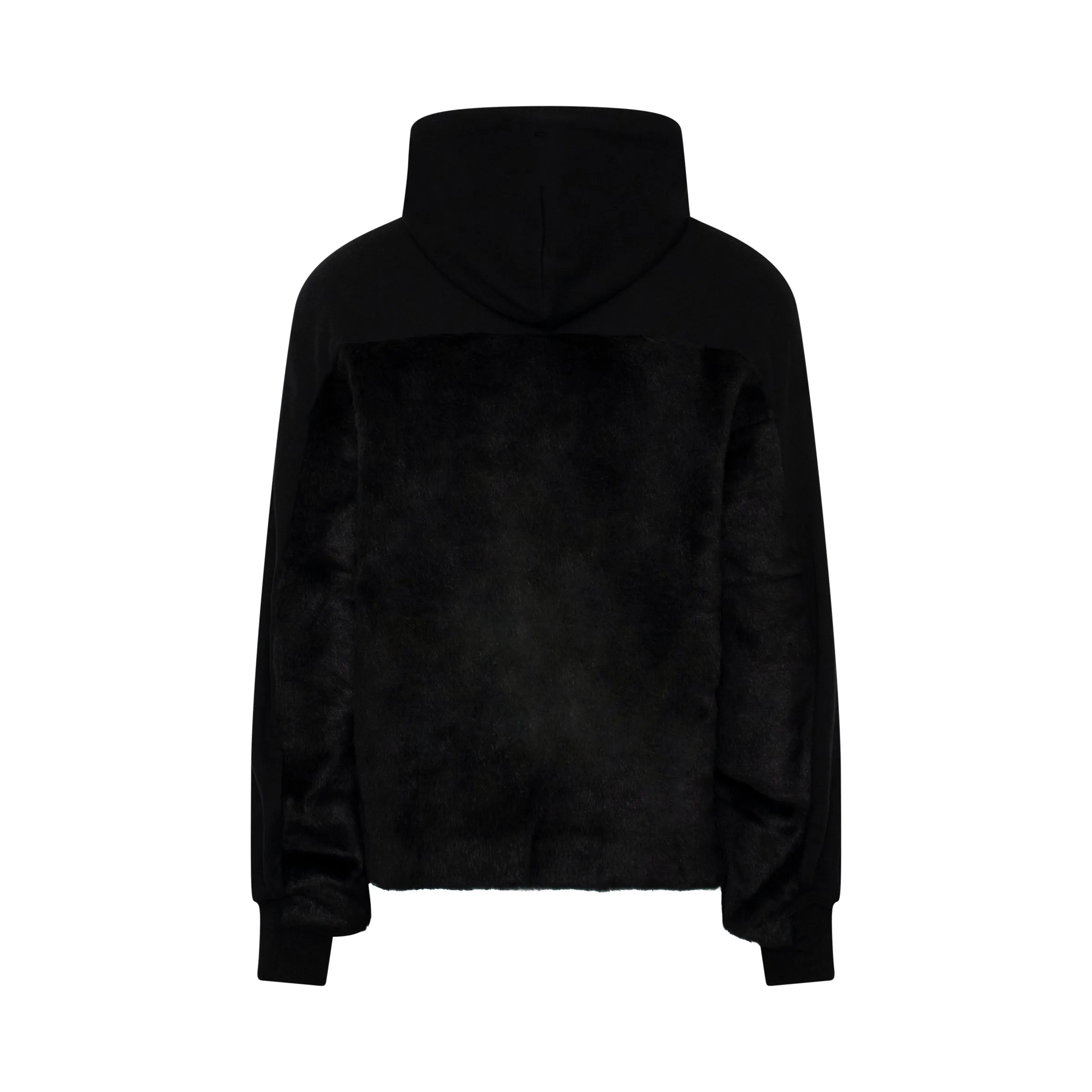 Faux Fur Hoodie in Black sold by MARAIS product image thumbnail 4