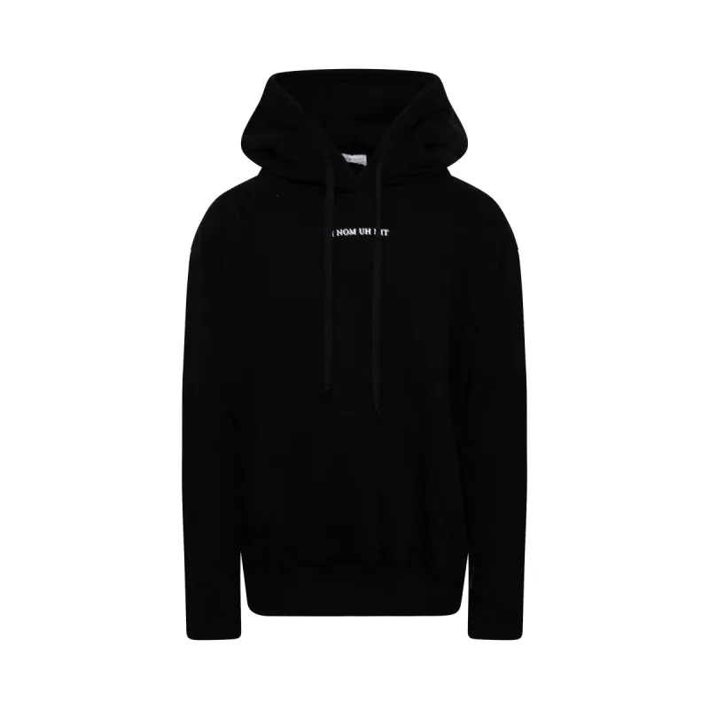 Bowie Flash Hoodie in Black made by MARAIS