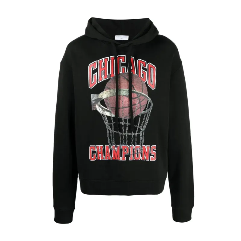 Chicago Basket Champions Hoodie in Black sold by MARAIS