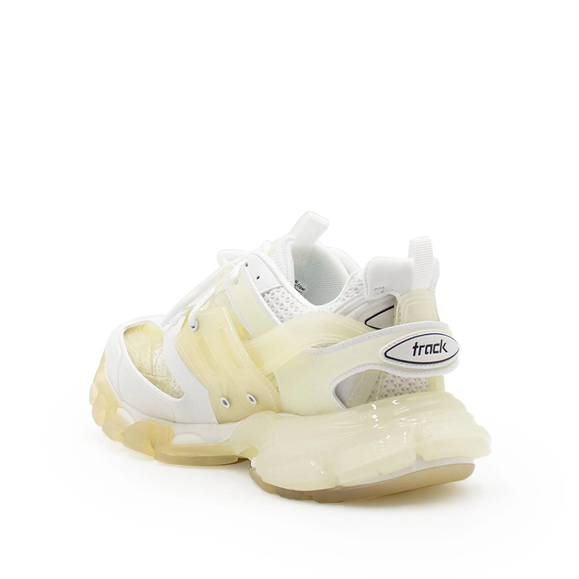Track Clear Sole Sneaker in White sold by MARAIS product image thumbnail 3