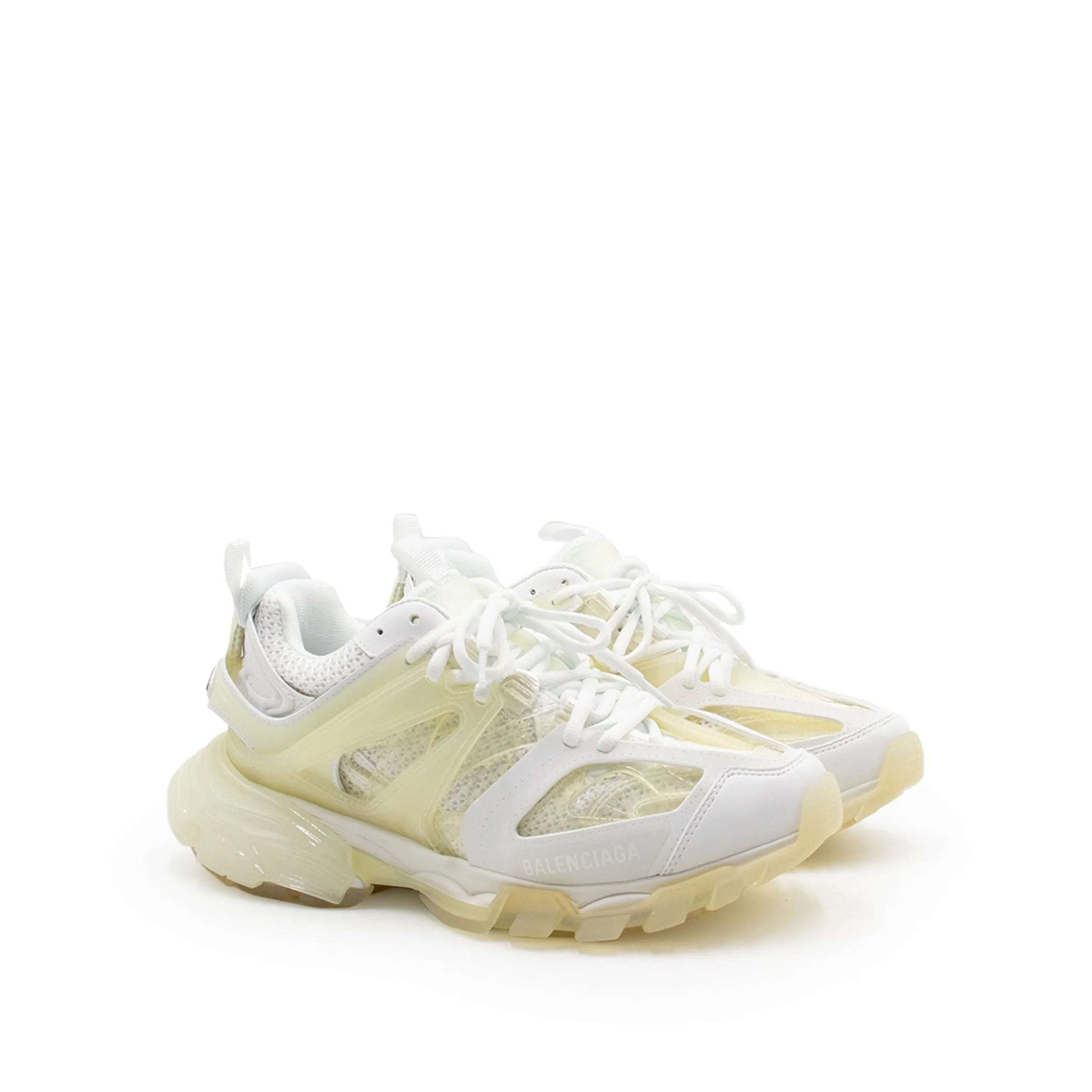 Track Clear Sole Sneaker in White sold by MARAIS product image thumbnail 2
