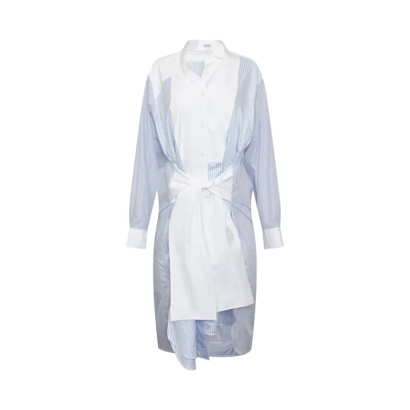 Stripe Shirtdress in Blue sold by MARAIS