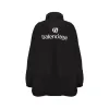 Oversize Logo Nylon Windbreaker in Black sold by MARAIS