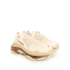 Triple S Clear Sole Sneakers in Nude sold by MARAIS