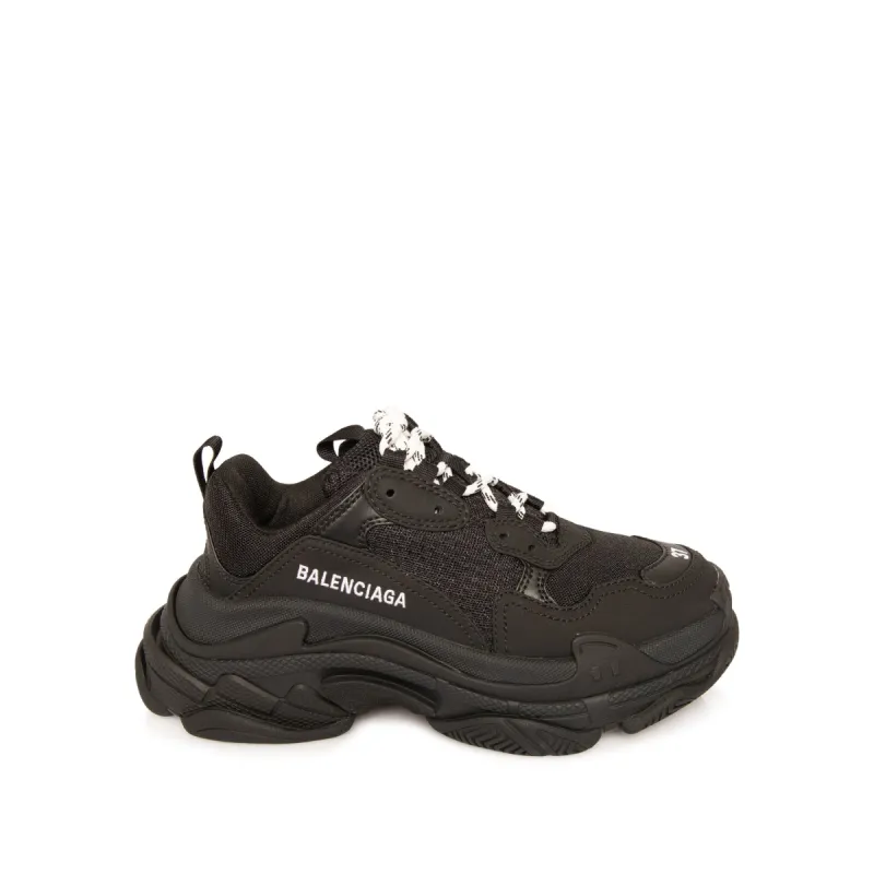 Triple S Sneakers in Black made by Balenciaga