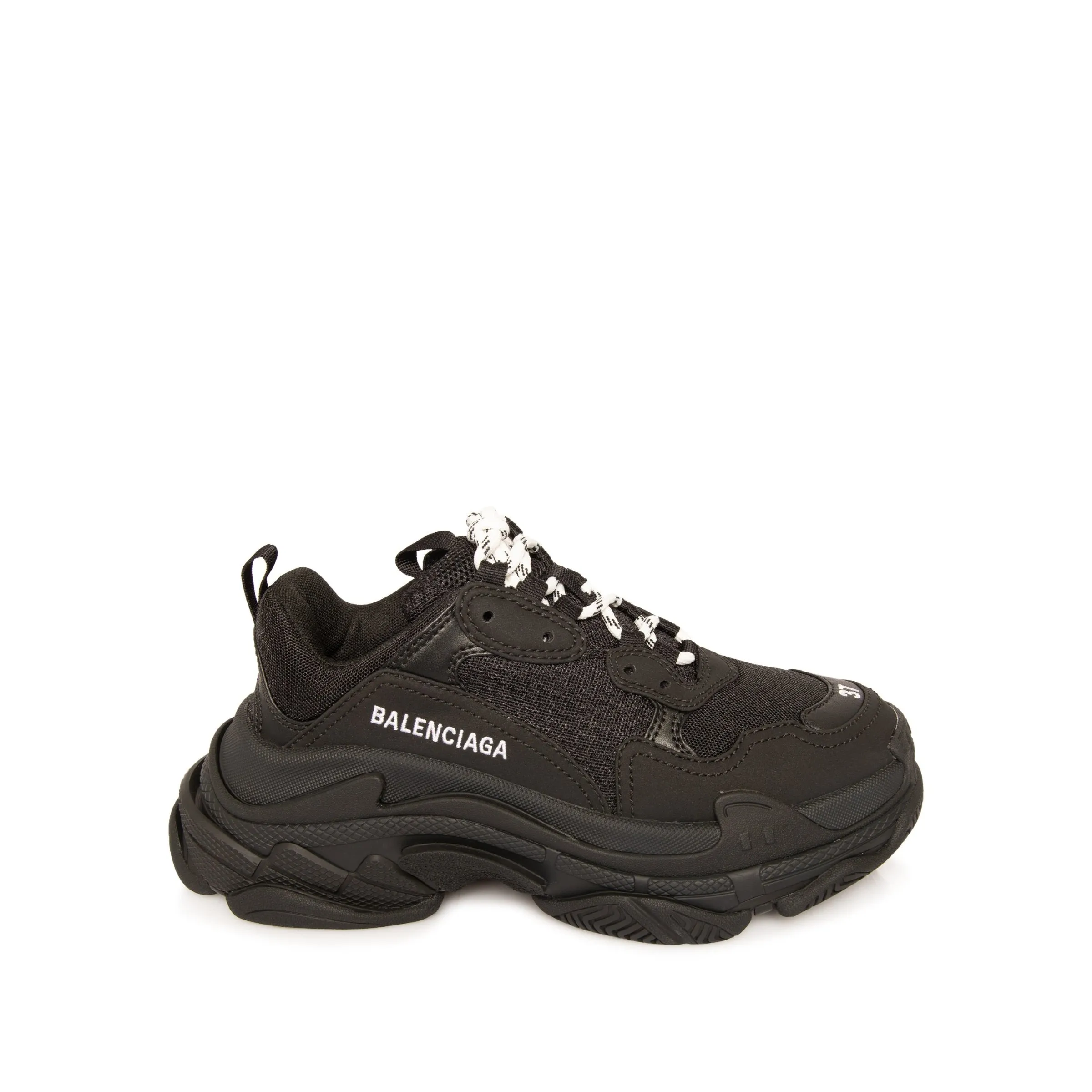 Triple S Sneakers in Black sold by MARAIS