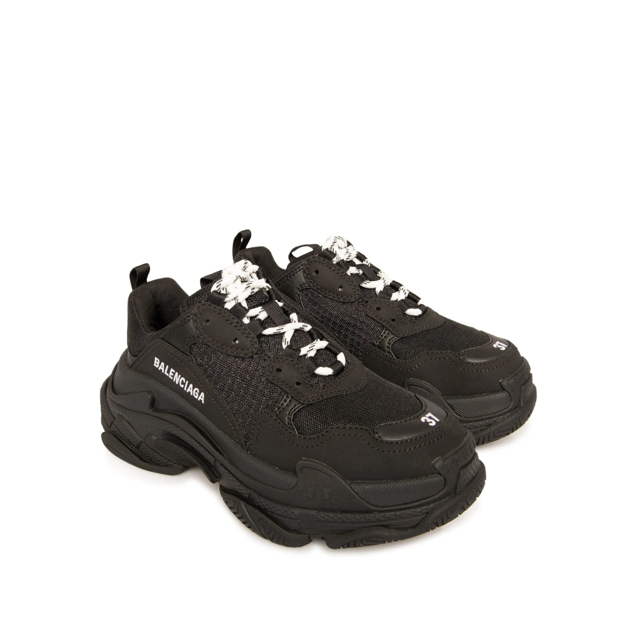 Triple S Sneakers in Black sold by MARAIS product image thumbnail 2