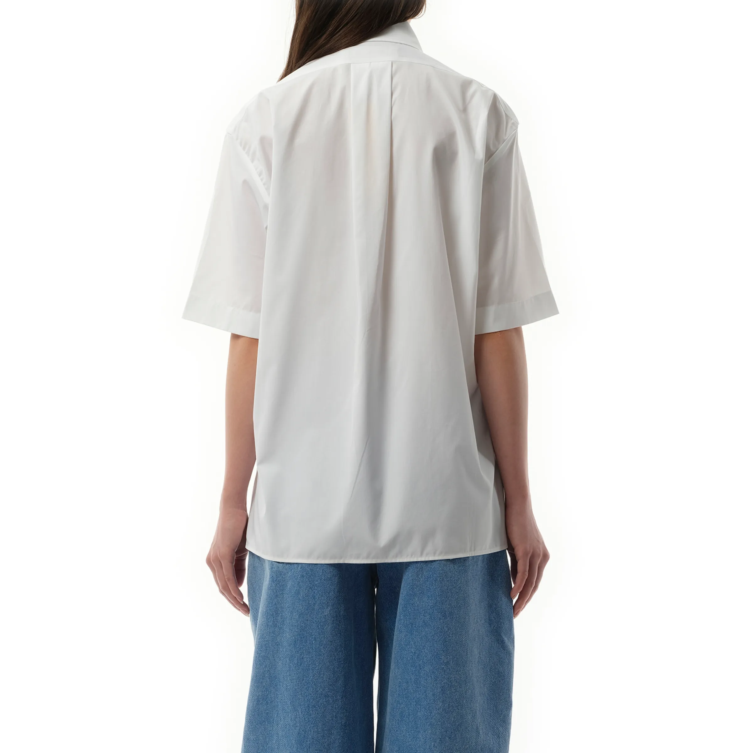 Short Sleeve Shirt in Lily White sold by MARAIS product image thumbnail 5