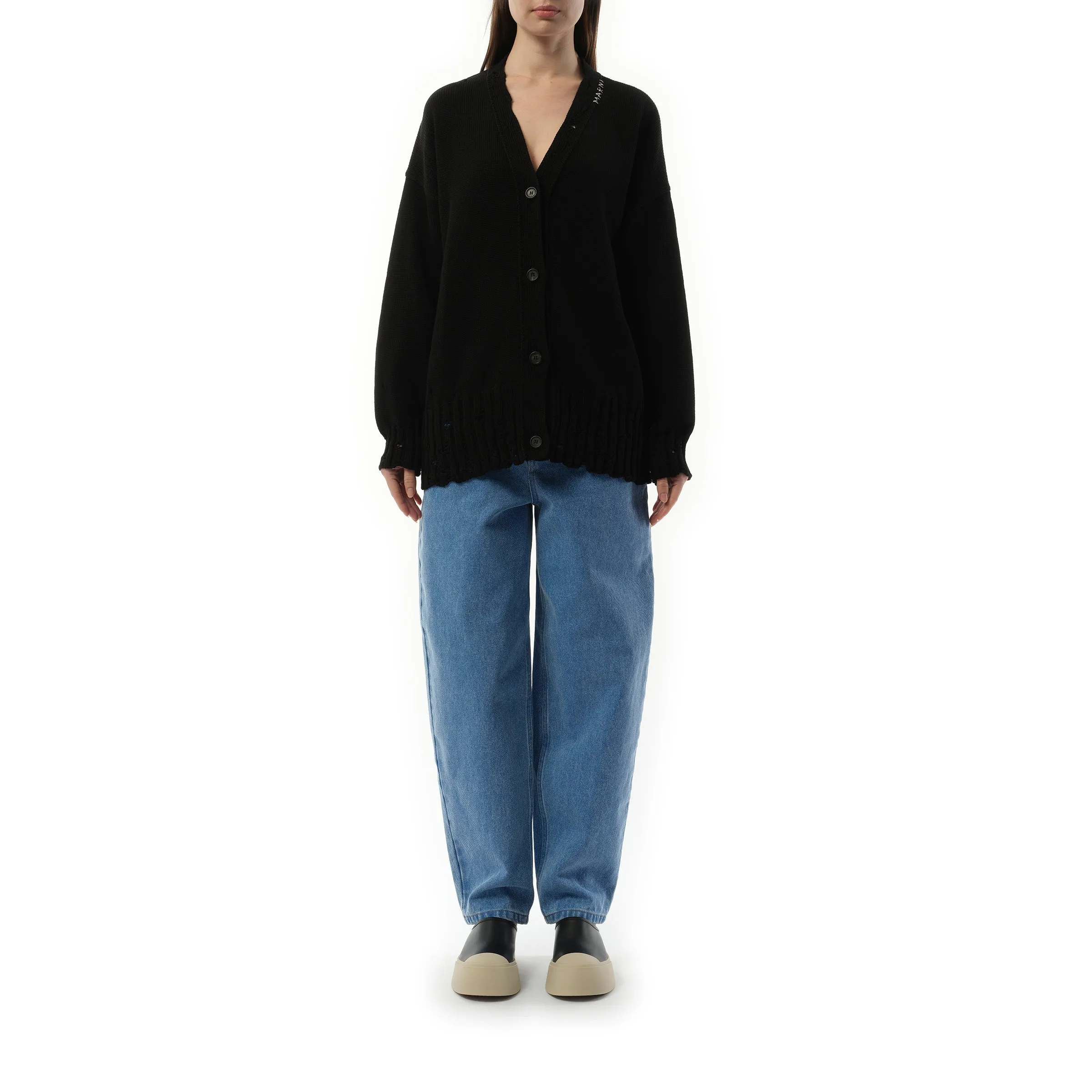 Pullovers Cardigan in Black sold by MARAIS product image thumbnail 3