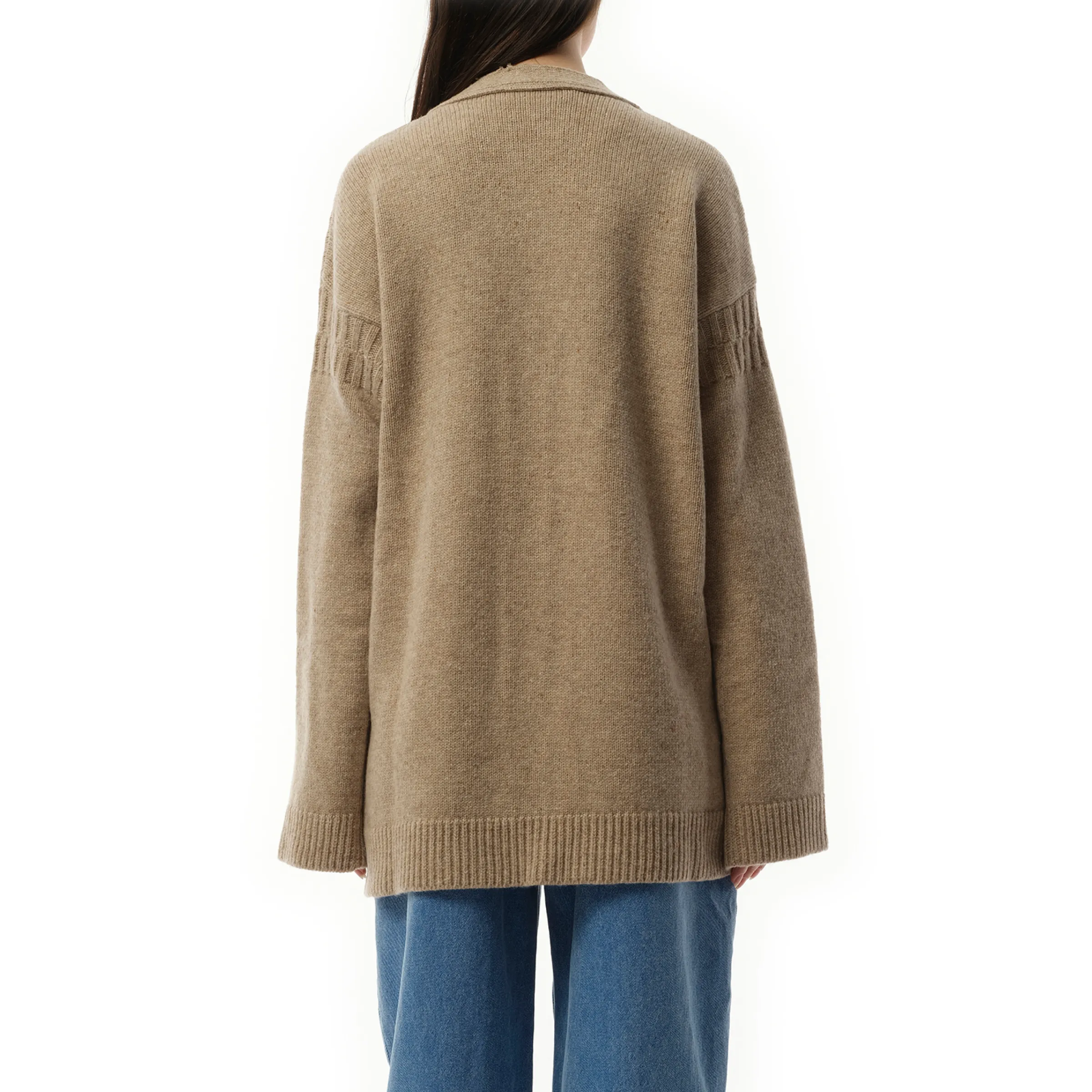 Pullovers Cardigan in Moccasin sold by MARAIS product image thumbnail 5