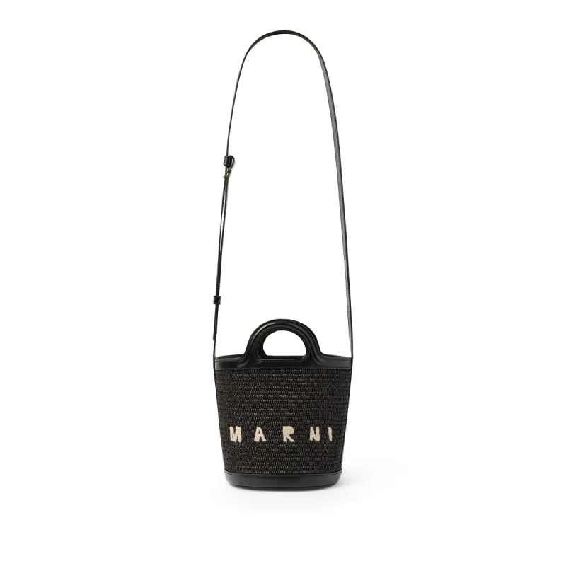 Tropicalia Mini Bucket Bag in Black sold by MARAIS