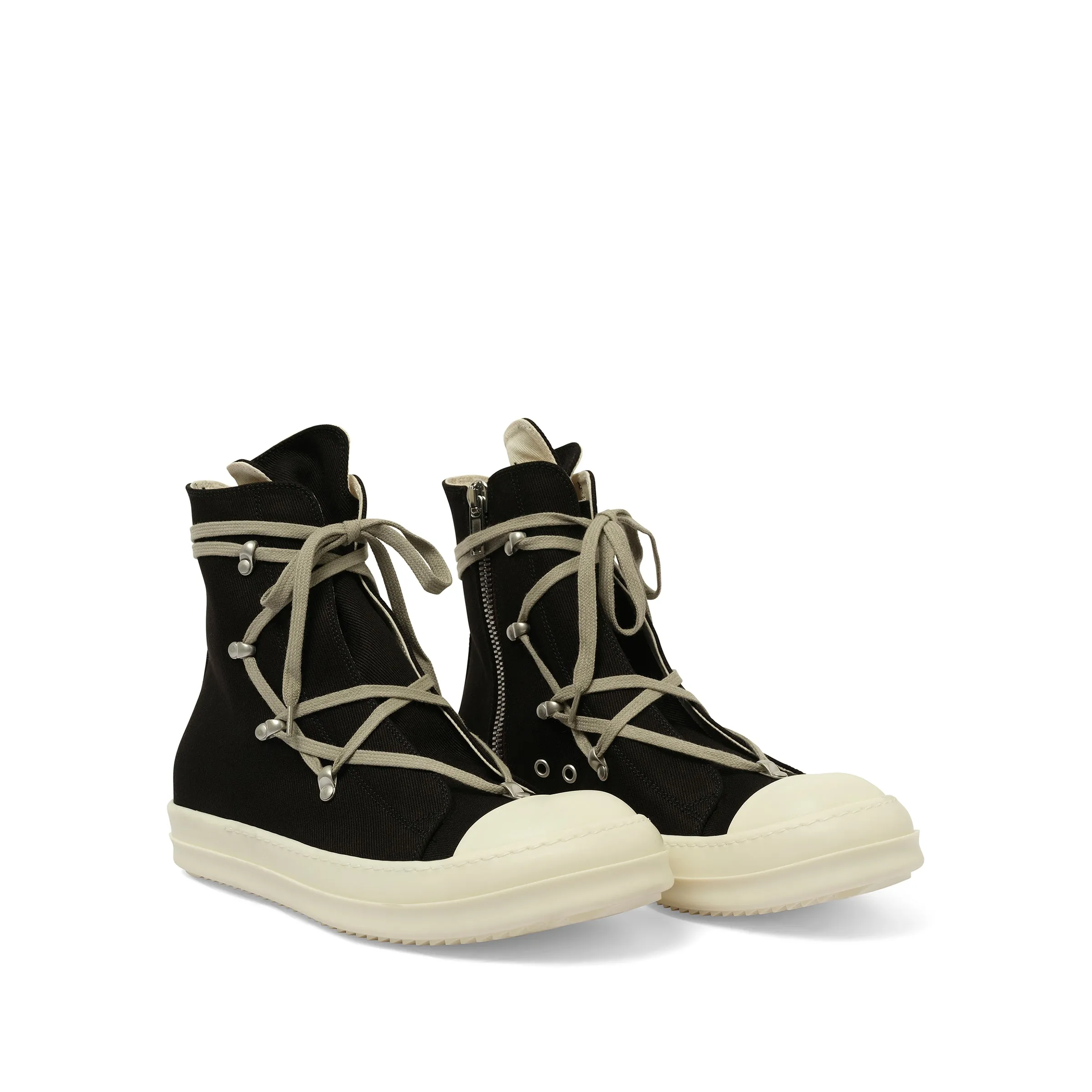 Hexa Lace High Sneaks in Black/Pearl sold by MARAIS product image thumbnail 2