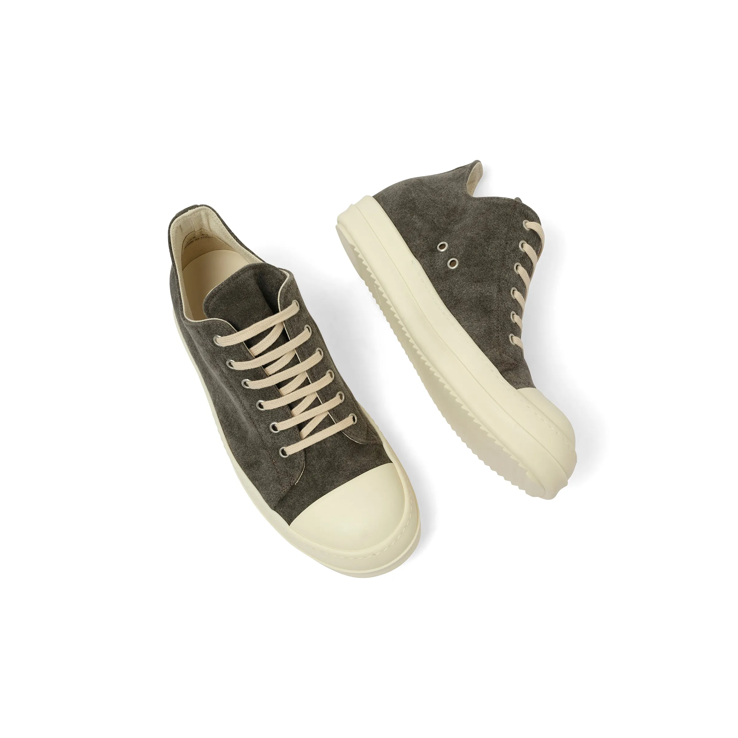 Moleskin Low Sneaks in Dust/Milk sold by MARAIS product image thumbnail 4