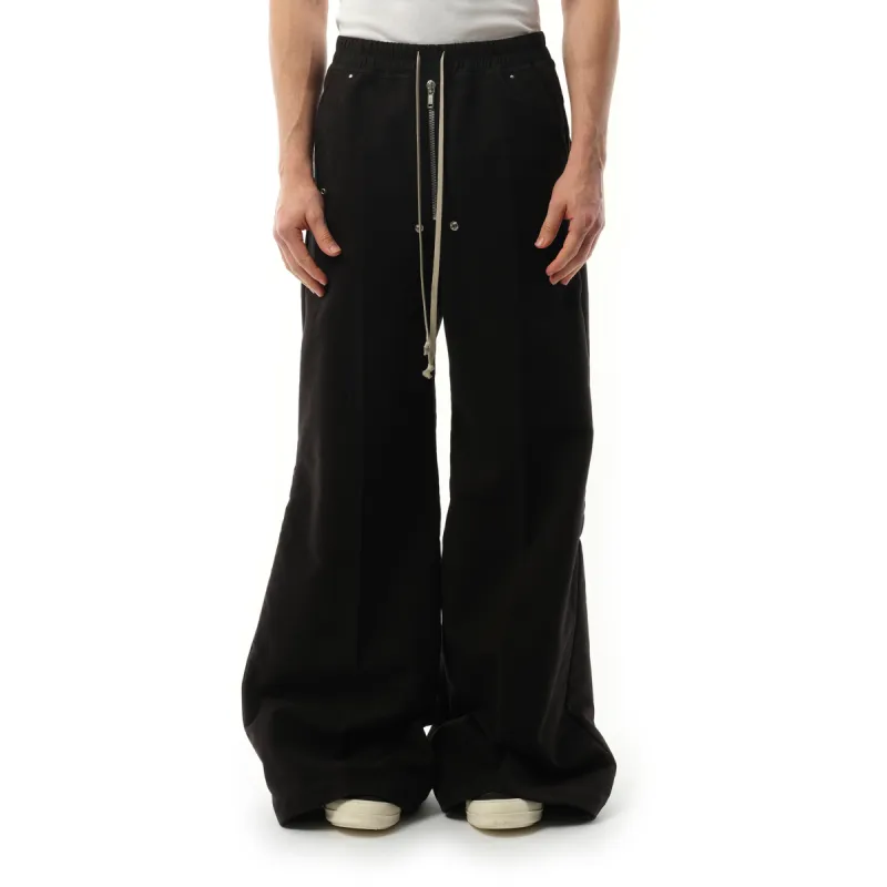 Brushed Wide Bela Pants in Black sold by MARAIS