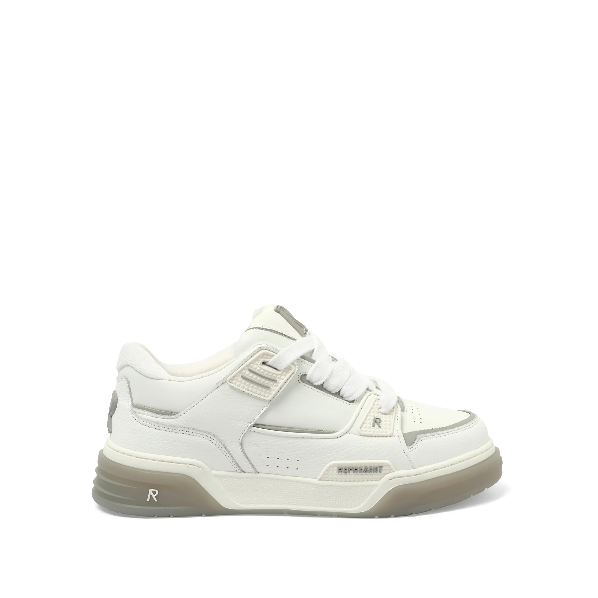 Studio Sneaker in White/Grey sold by MARAIS