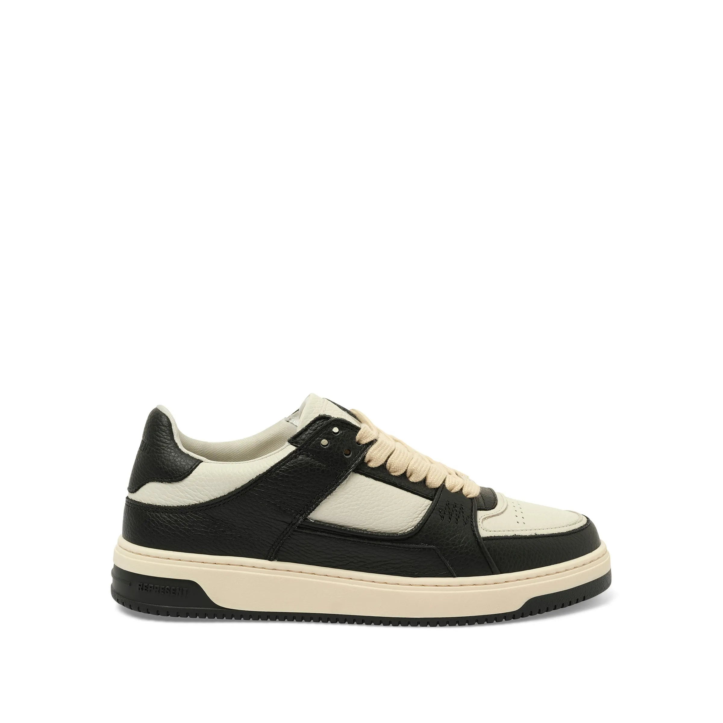 Apex Sneaker in Black/Vintage White sold by MARAIS