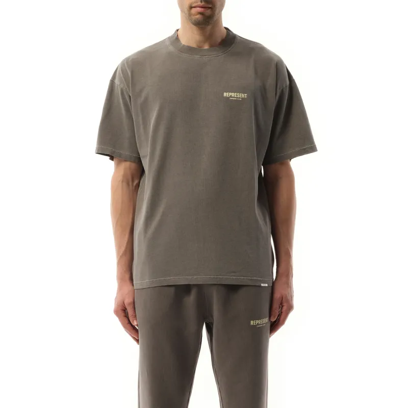 Represent Owners Club T-Shirt in Fog sold by MARAIS