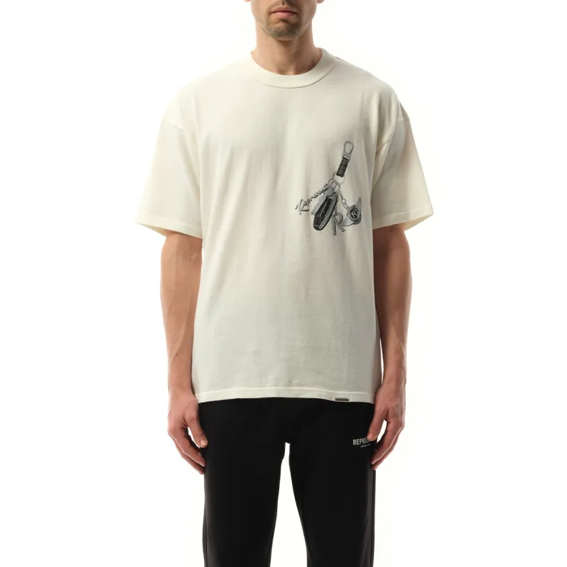 Keys To The Club T-Shirt in Flat White sold by MARAIS