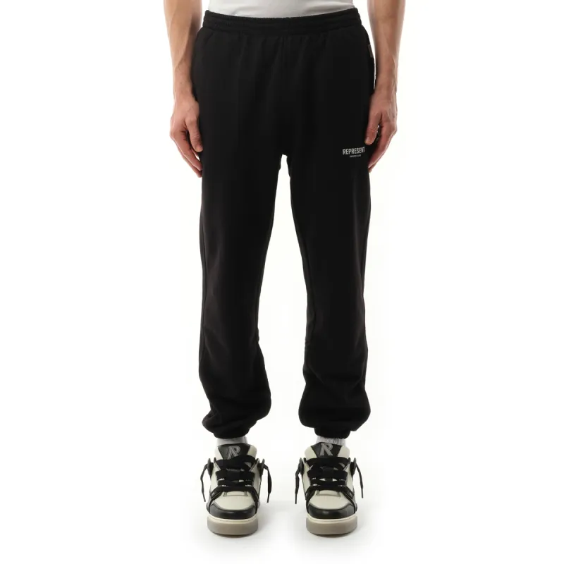 Represent Owners Club Sweatpants in Black made by Represent