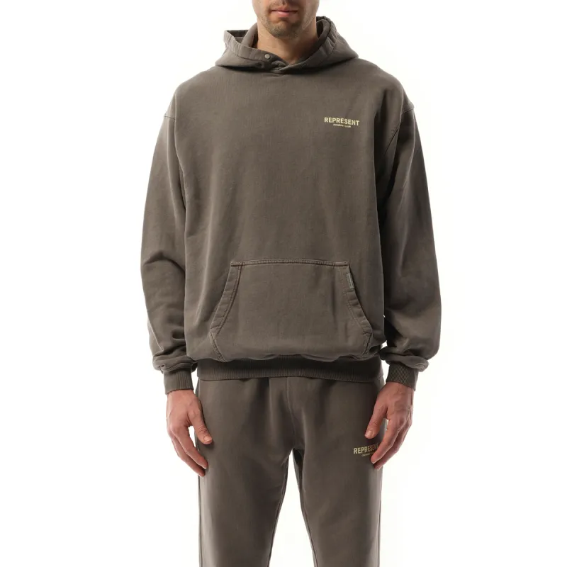 Represent Owners Club Hoodie in Fog sold by MARAIS