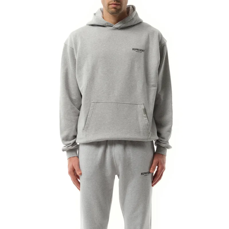 Represent Owners Club Hoodie in Ash Grey sold by MARAIS