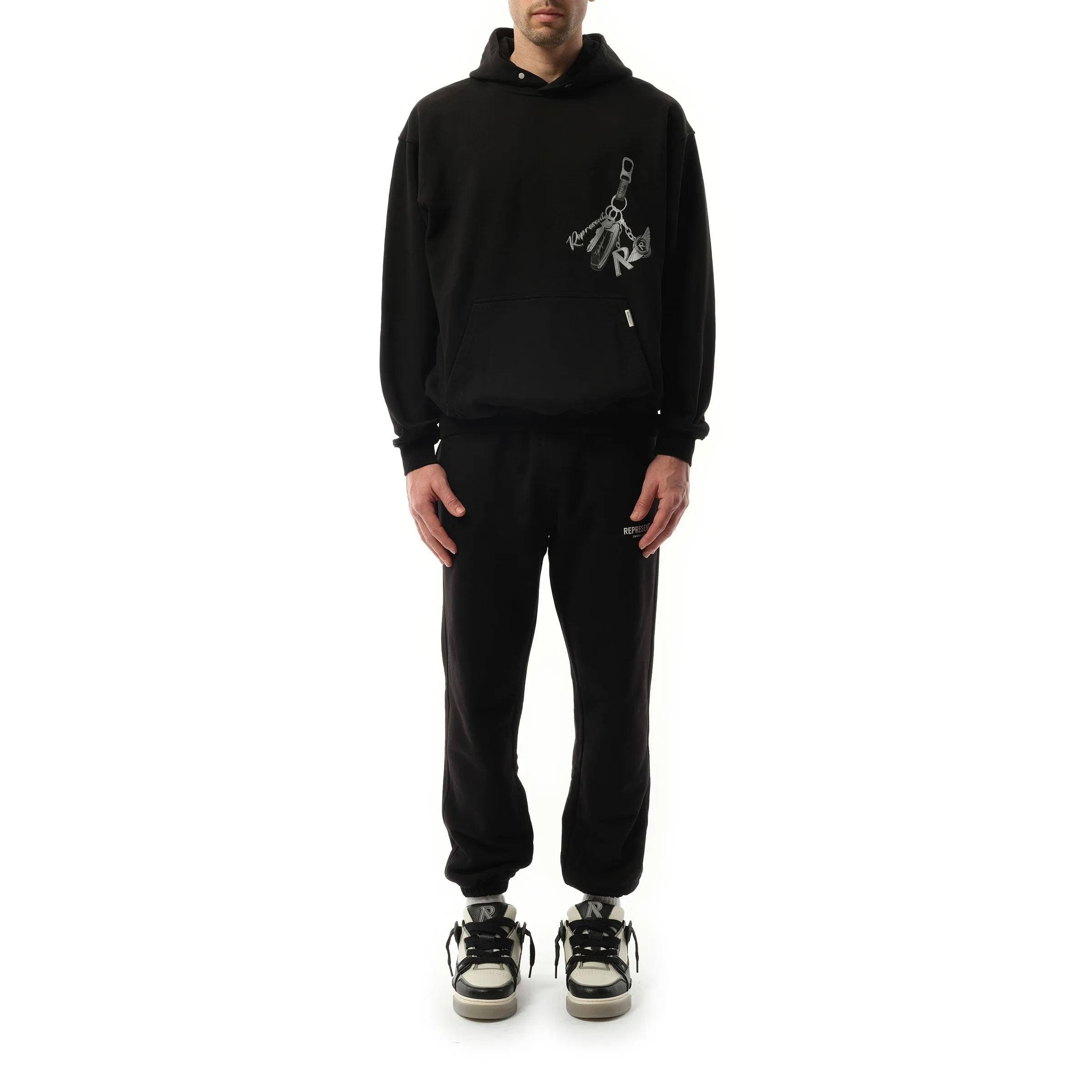 Keys To The Club Hoodie in Jet Black sold by MARAIS product image thumbnail 4