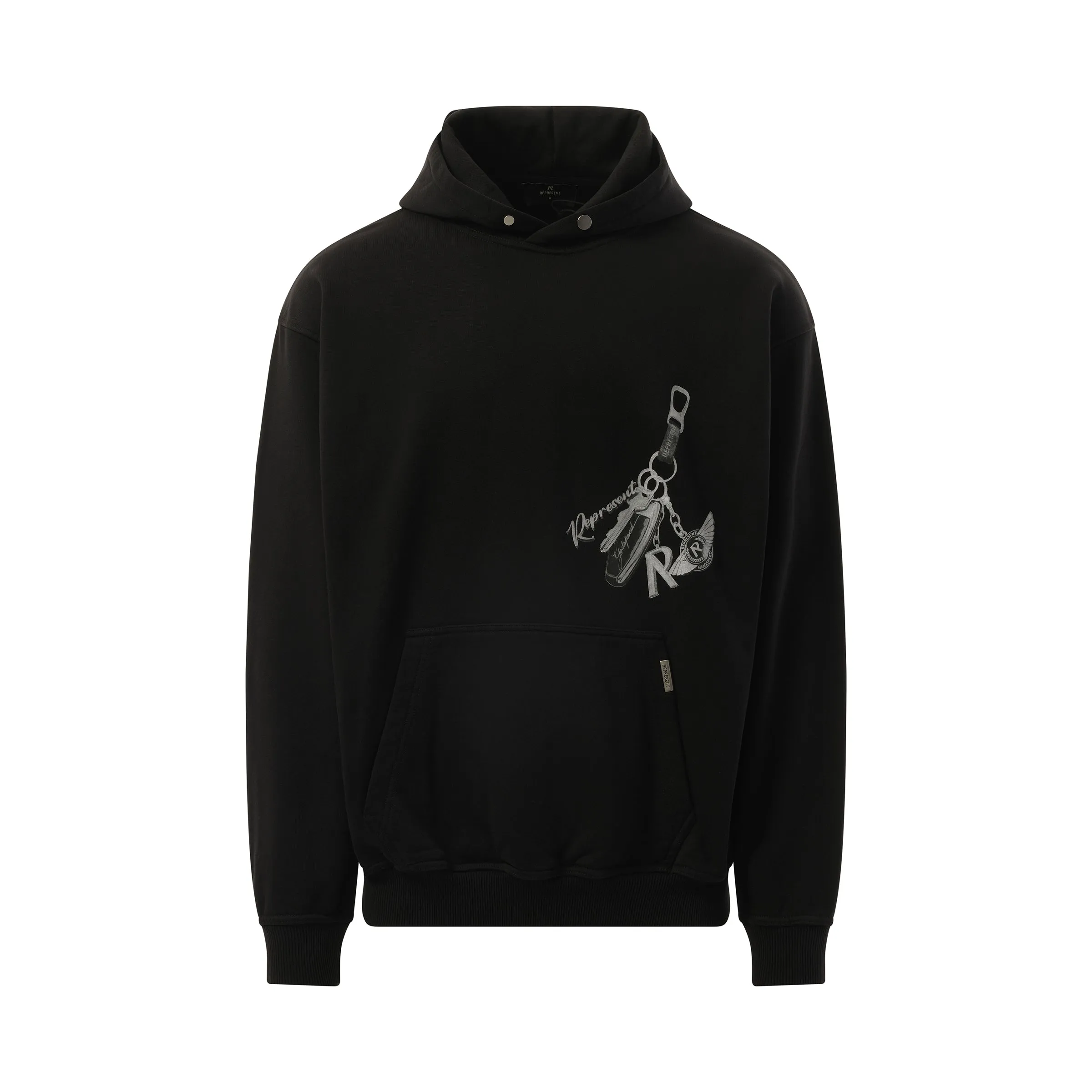 Keys To The Club Hoodie in Jet Black sold by MARAIS product image thumbnail 2