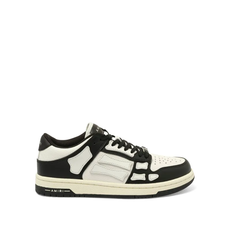 Skeleton Low top Sneaker in Black/White sold by MARAIS