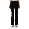 Kick Flare Jeans in Black OD sold by MARAIS