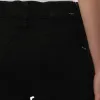 Kick Flare Jeans in Black OD sold by MARAIS