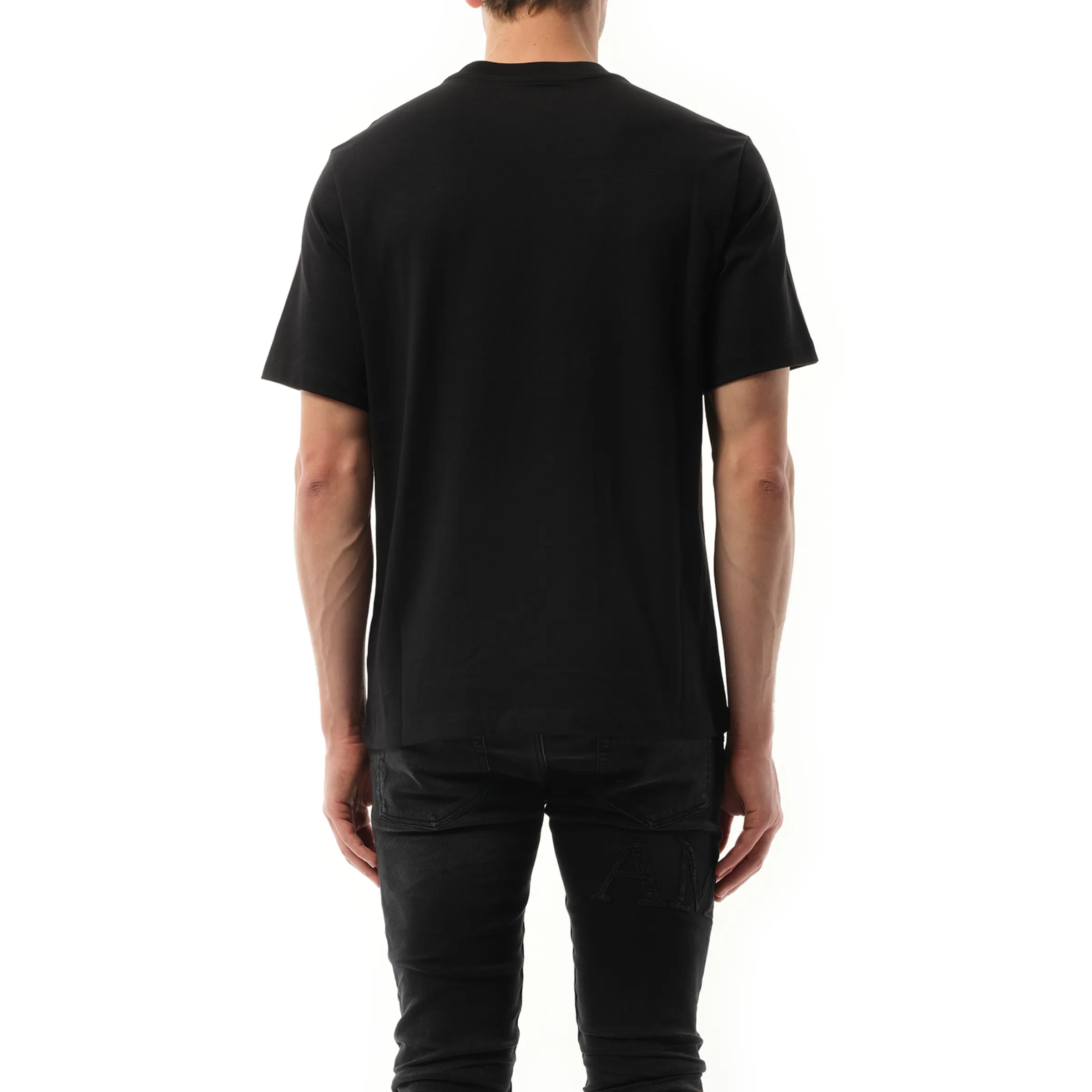 Amiri Wave Logo T-Shirt in Black sold by MARAIS product image thumbnail 5