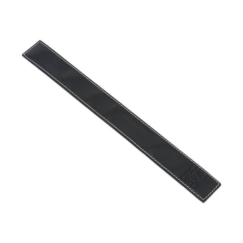 Small Slap Bracelet in Black made by Loewe