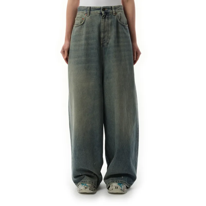 Low Crotch Jeans in Blue Rust sold by MARAIS