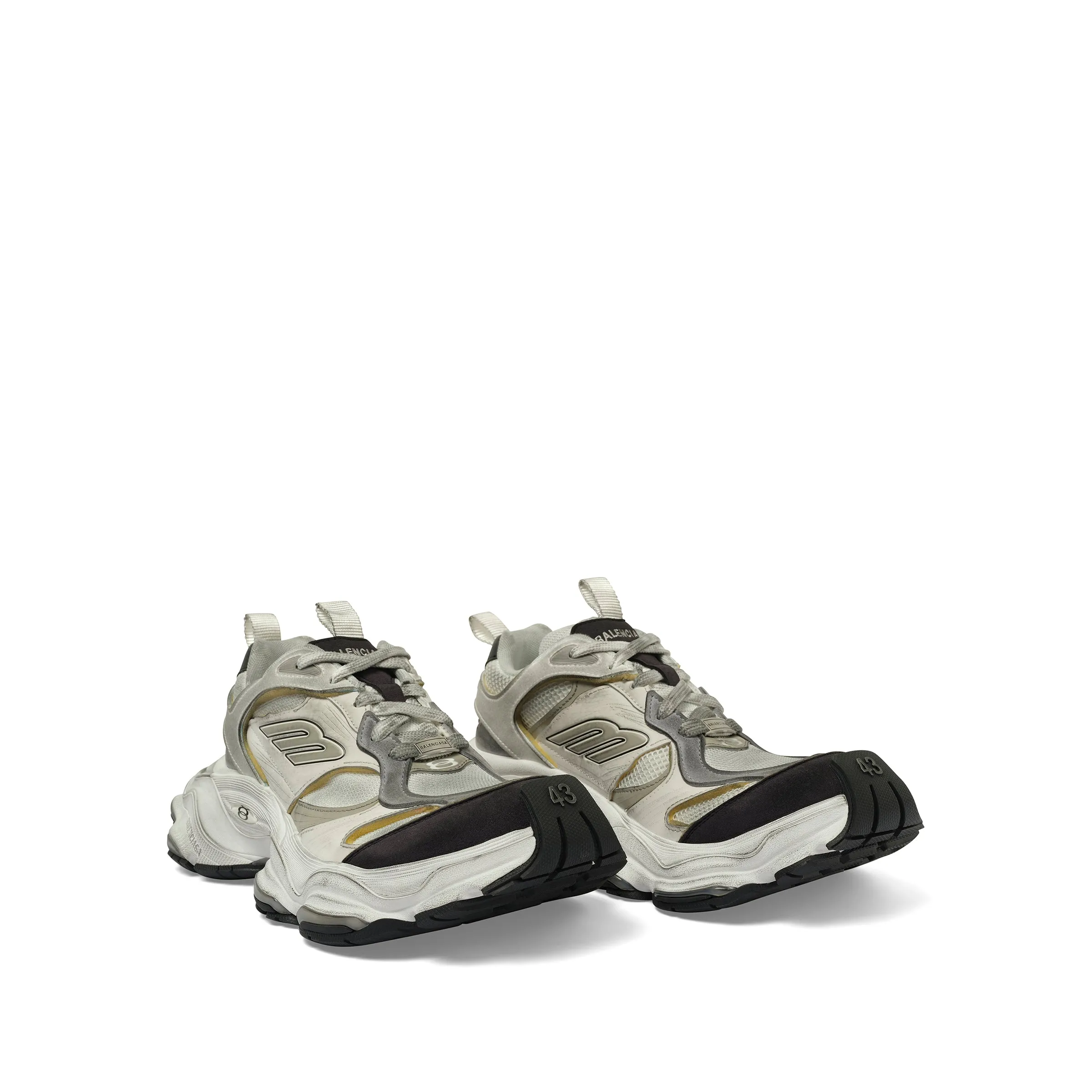 Cargo Sneaker in White/Grey sold by MARAIS product image thumbnail 2