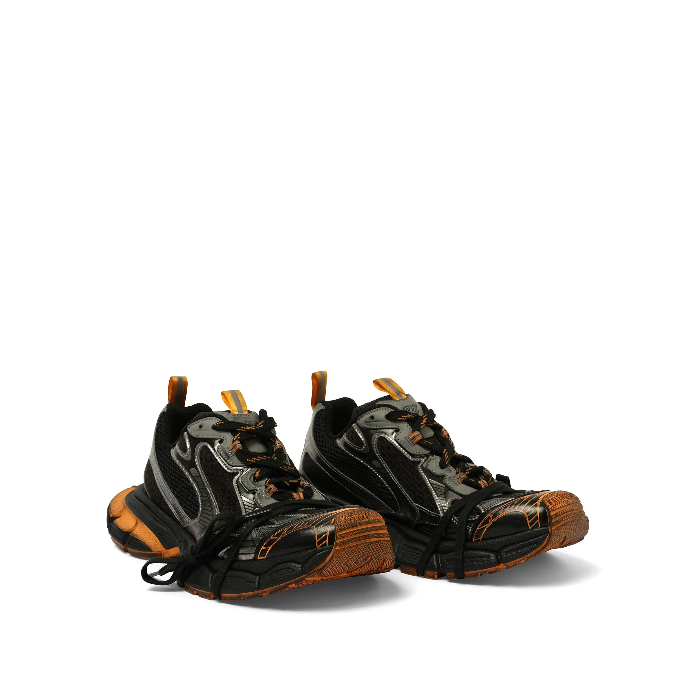 3XL Sneaker in Black/Orange/Grey sold by MARAIS product image thumbnail 2