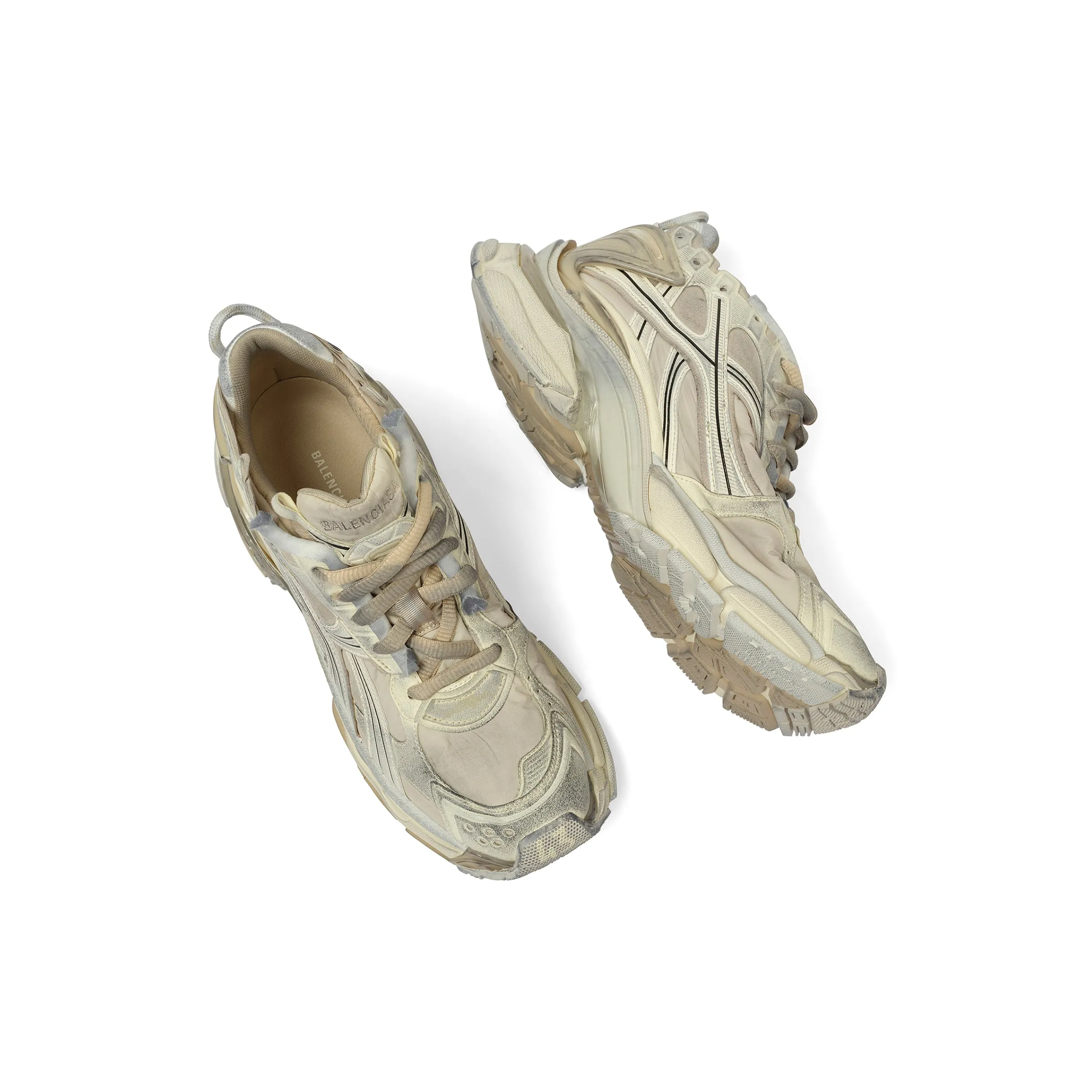 Runner Sneaker in Beige sold by MARAIS product image thumbnail 4