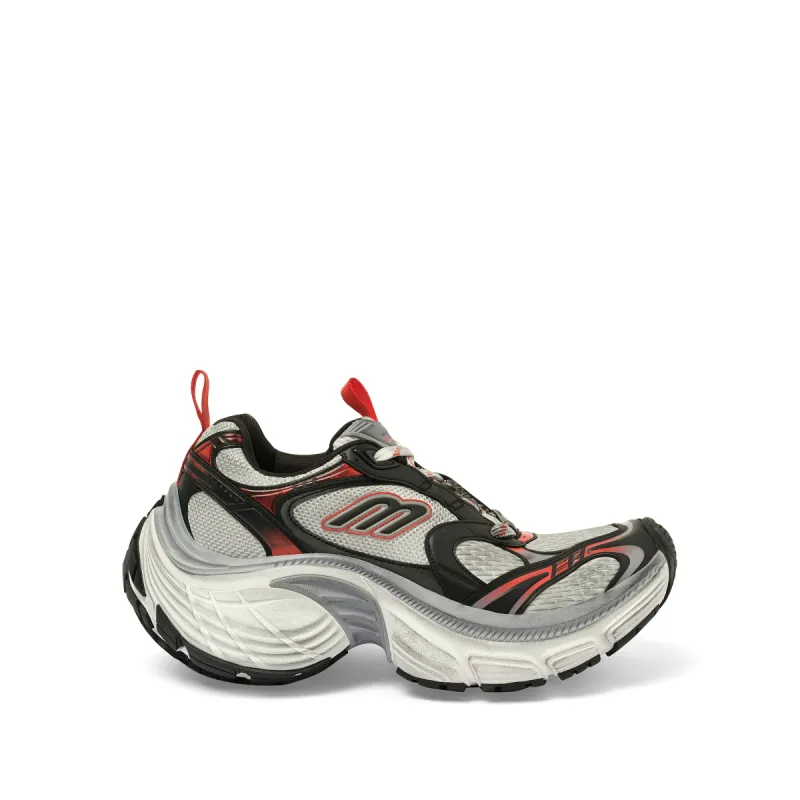 10XL Sneaker in Grey/White/Red sold by MARAIS