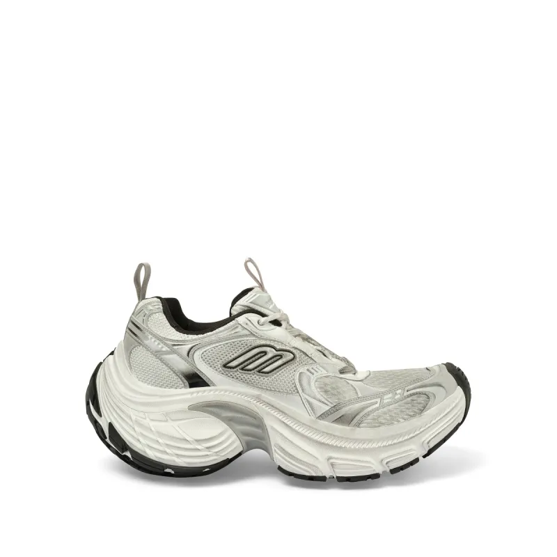 10XL Sneaker in White/Black/Grey sold by MARAIS