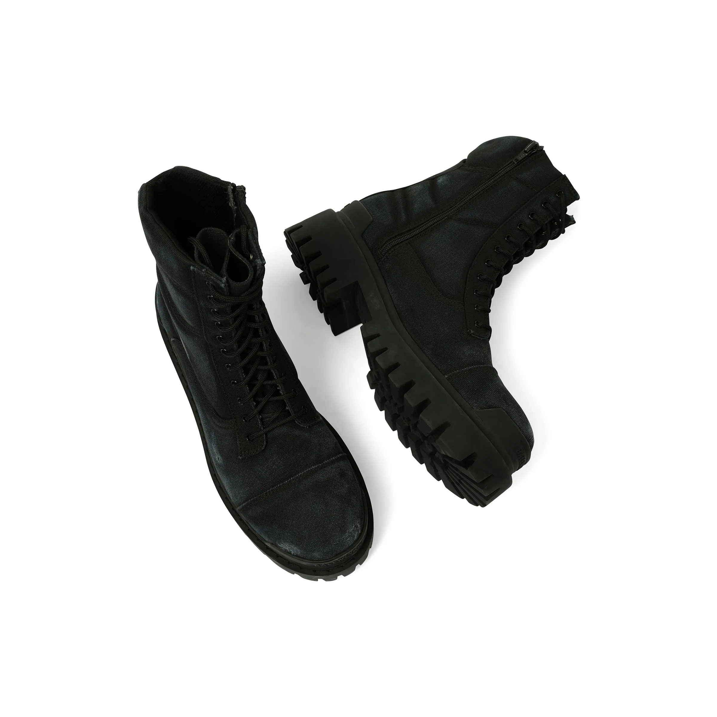 Combat Strike Canvas Boots in Black sold by MARAIS product image thumbnail 4