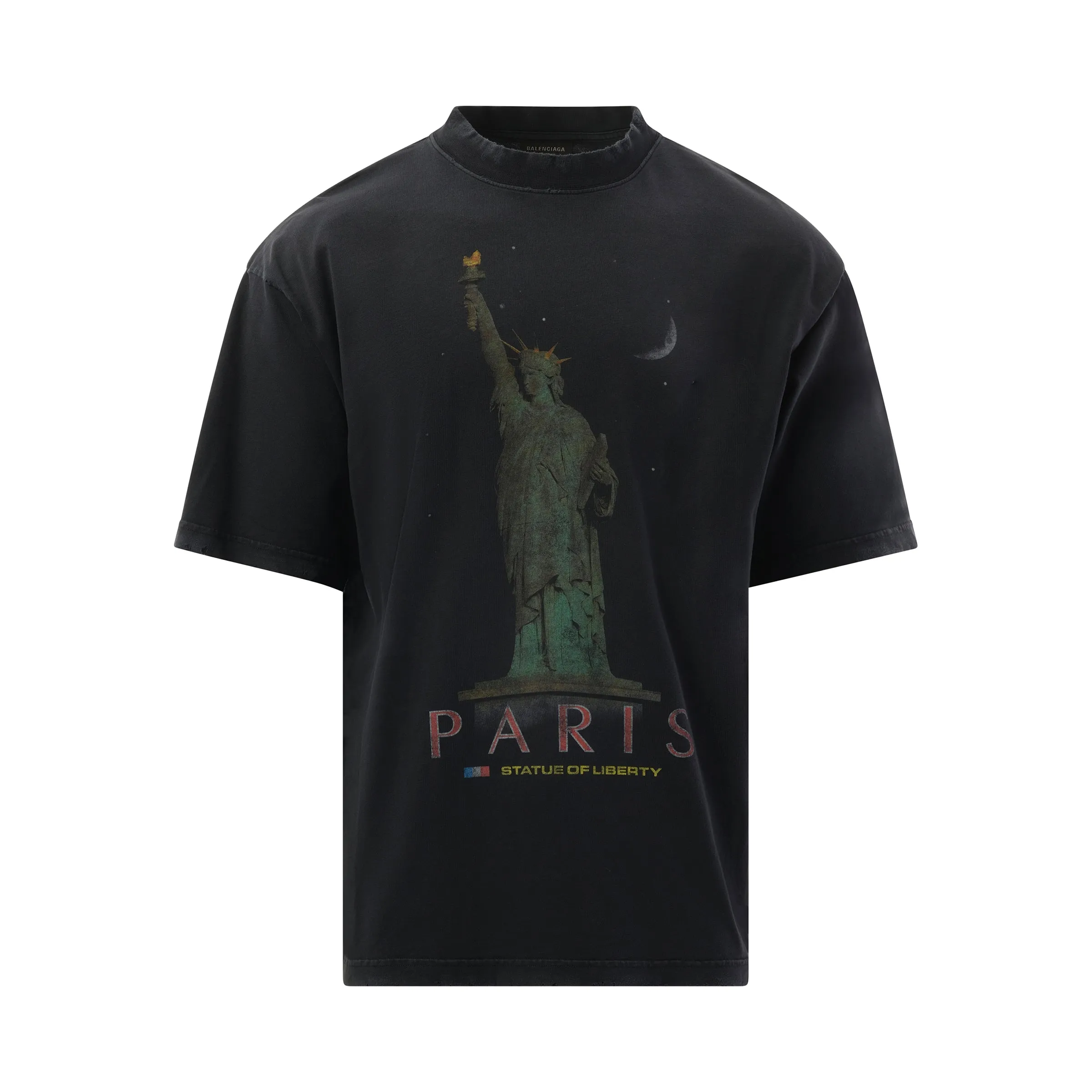 Paris Liberty Medium Fit T-Shirt in Black sold by MARAIS product image thumbnail 2