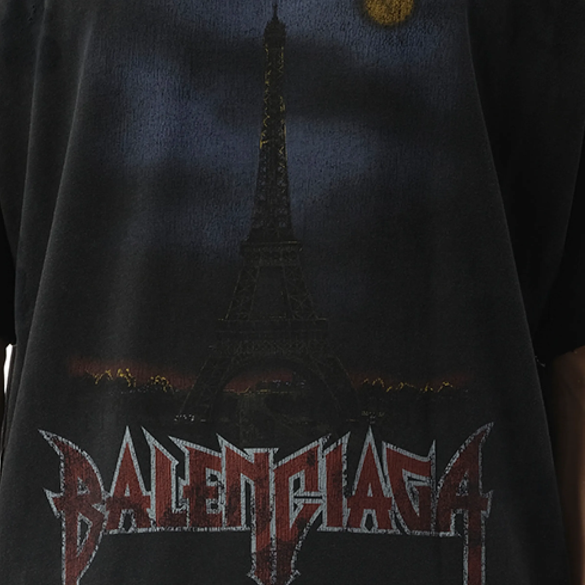 Double Front T-Shirt in Washed Black sold by MARAIS product image thumbnail 3