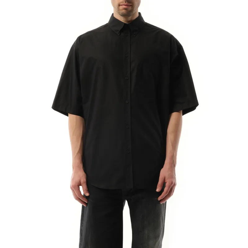 S/S Large Fit Shirt in Black sold by MARAIS