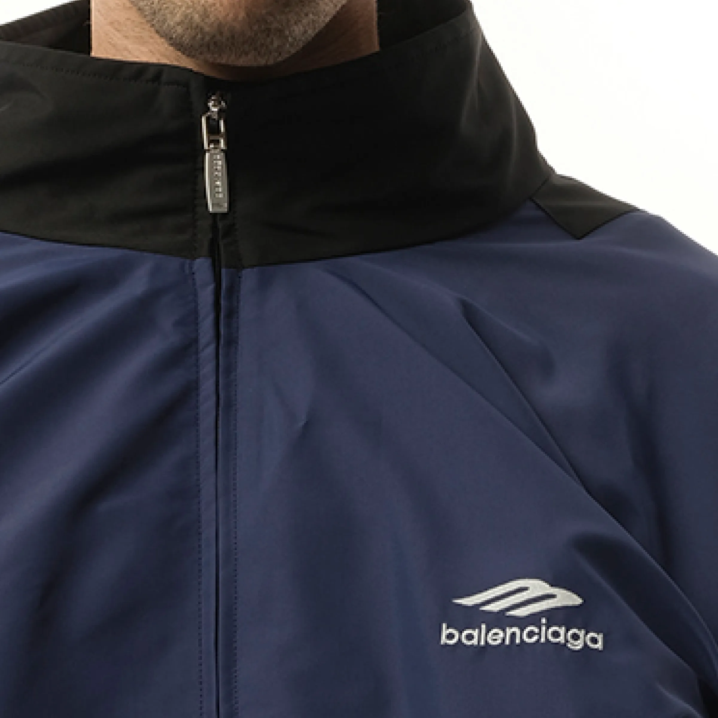 Off Shoulder Tracksuit Jacket in Black sold by MARAIS product image thumbnail 3